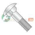 Newport Fasteners 1/2-13 x 7 1/2" Carriage Bolts/Partial Thread/Steel/Zinc/Partially Threaded/6" of Thread , 60PK 867791